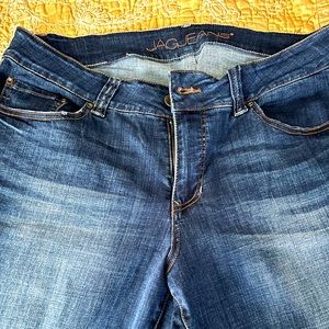Gently used plus size mid rise straight leg JAG jeans in size 18